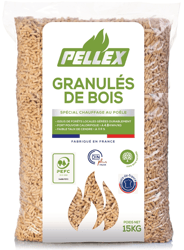 Pellets PELLEX norme Din+ Palette de 72 sacs de 15 kg